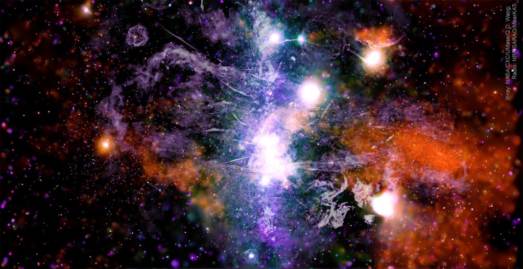L’image du jour : Le centre galactique en étoiles, gaz et magnétisme (vidéo) By Jack35 2-7